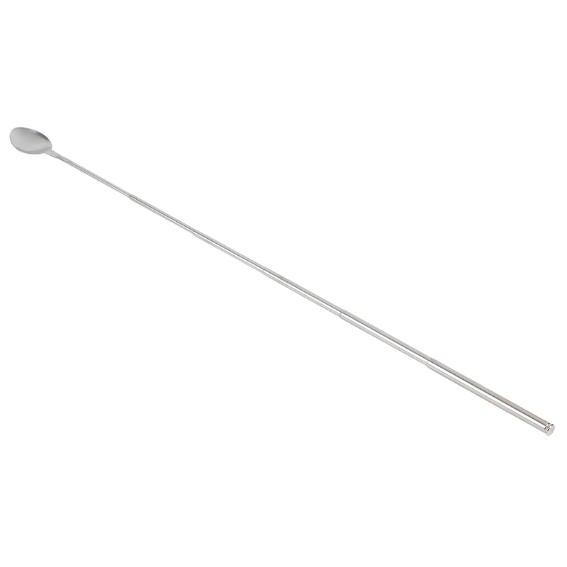 Telescopic Stainless Steel Bar Spoon for Cocktails BBQ and Deep Pot Stirring