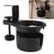 Rotating Clip On Desk Cup Holder for Mugs and Water Bottles