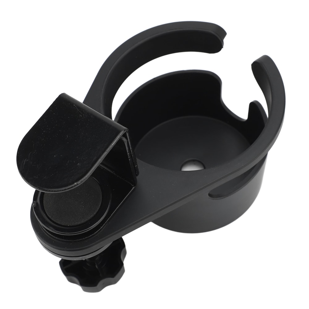 Rotating Clip On Desk Cup Holder for Mugs and Water Bottles