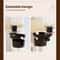 Rotating Clip On Desk Cup Holder for Mugs and Water Bottles