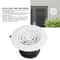 Round Air Vent Louver ABS Adjustable Vent Grille for Bathroom Kitchen