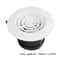 Round Air Vent Louver ABS Adjustable Vent Grille for Bathroom Kitchen