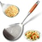 Premium Stainless Steel Fine Mesh Skimmer Ladle for Frying, Hot Pot & Soup Cooking