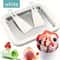Instant Rolled Ice Cream Maker Pan DIY Frozen Yogurt Sorbet Tray Kit 7