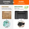 Expandable Silverware Drawer Organizer Adjustable Utensil Tray For Kitchen Cutlery Storage 3