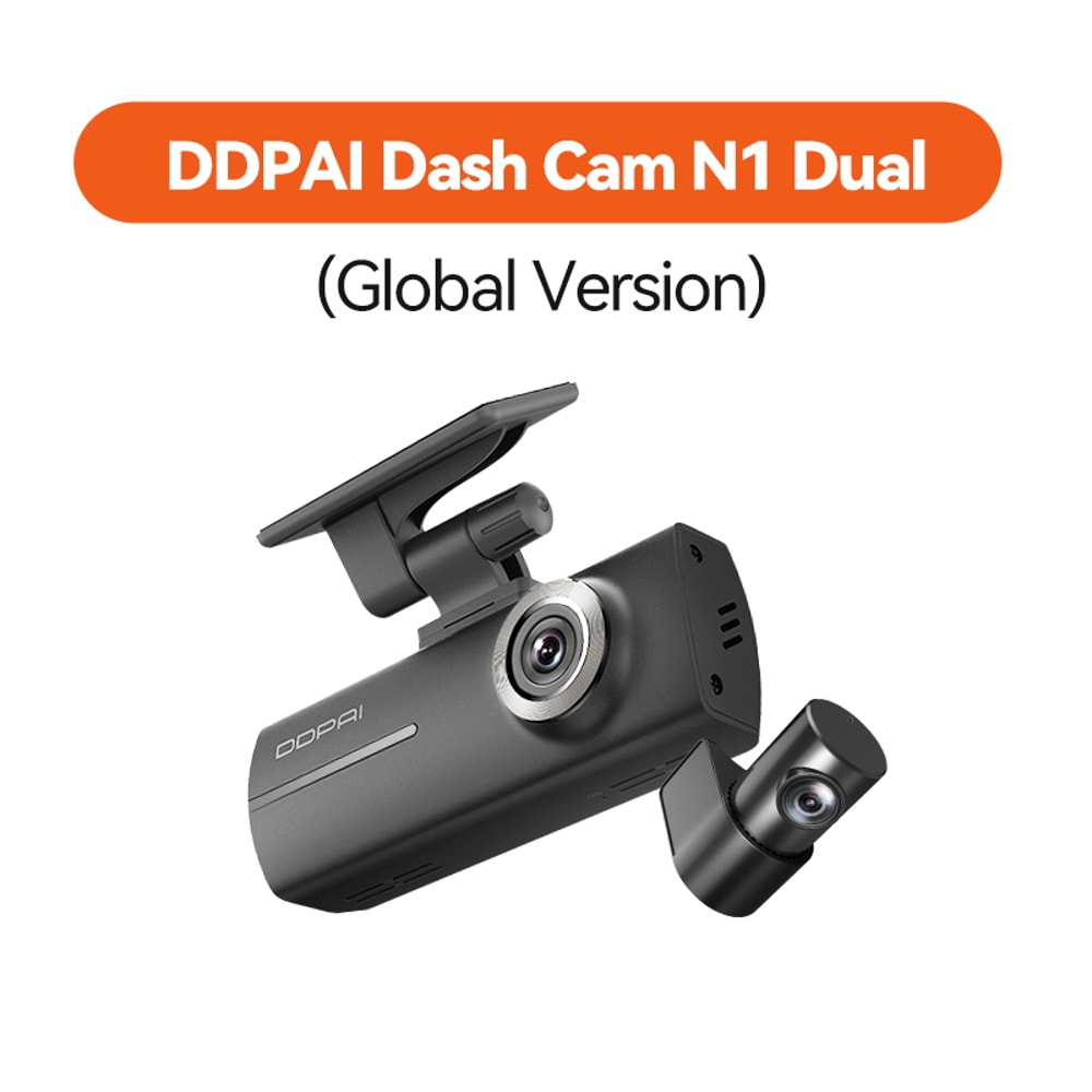 Dual Dash Cam With Front Rear Recording Night Vision App Control 6