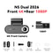 Dual Dash Cam With GPS AI Night Vision Front Rear Recording 6