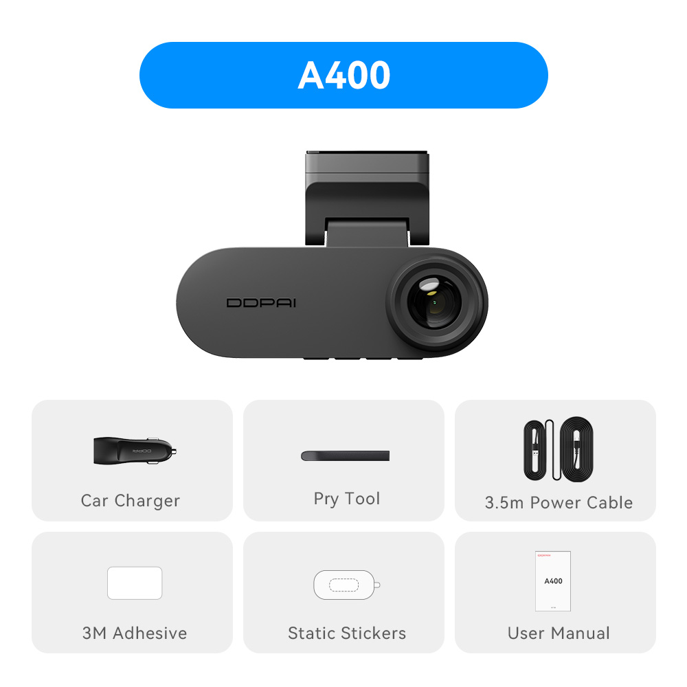 Pictrey Dash Cam with WiFi ADAS Safety Alerts & Night Vision