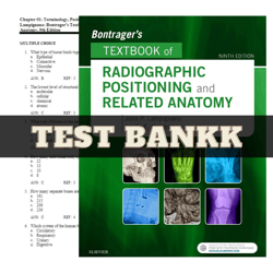 Latest 2023 Bontrager's Textbook of Radiographic Positioning and Related Anatomy 9t Edition by John Lampignano Test Bank