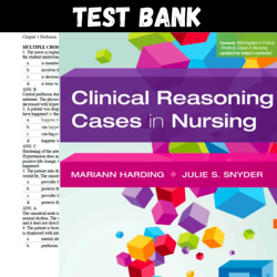 Latest 2023 Clinical Reasoning Cases in Nursing 7th Edition by Mariann M. Harding Test bank | All chapters