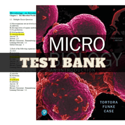 Latest 2023 Microbiology: An Introduction 13th Edition by Gerard Tortora Test Bank | All Chapters Included