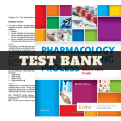 Latest 2023 Pharmacology and the Nursing Process 9th Edition by Linda Lane Lilley Test Bank  All Chapters Included