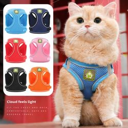 Reflective Cat Harness Escape Proof Breathable