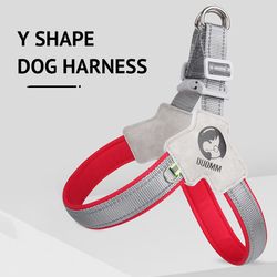 Y Dog Harness Saddle Breathable Reflective Pet Harnesses Adjustable Chest Strap