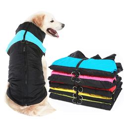 Winter Pet Dog Clothes Warm Big Dog Coat Puppy Clothing Waterproof Pet Jacket