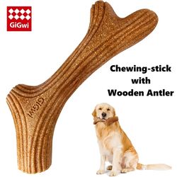 Real Wooden Deer Antlers Dog Chew Toys for Aggressive Chewers Large Dog Chewing Stick