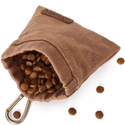 Dog Training Snack Bag Outdoor Travel Pet Dog Treat Pouch Portable Oil Resistance Food Dispenser Bag