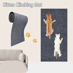Anti Cat Scratch Board Sofa Protection Kitten Climbing Mat Paws Sharpen Diy Cut Pasted Wall Carpet