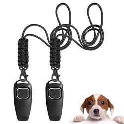 Professional Dog Whistle Training Effectively Stop Barking Hunting High-Frequency Pitch Recall