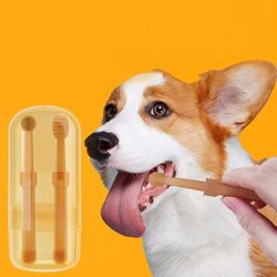 Dog Cat Silicone Soft Toothbrush Oral Care Puppy Toothbrush