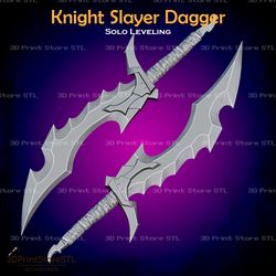 Knight Slayer Dagger Cosplay Solo Leveling - STL File 3D print model