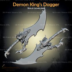 Demon King Dagger Cosplay Solo Leveling - STL File 3D print model