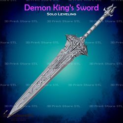 Demon King Sword Cosplay Solo Leveling - STL File 3D print model