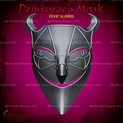 Demiurge Mask Cosplay OverLord - STL File 3D print model