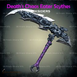 Death Chaos Fang Scythe Cosplay Darksiders - STL File 3D print model