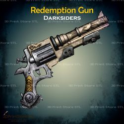 Redemption Gun Cosplay Darksiders - STL File 3D print model