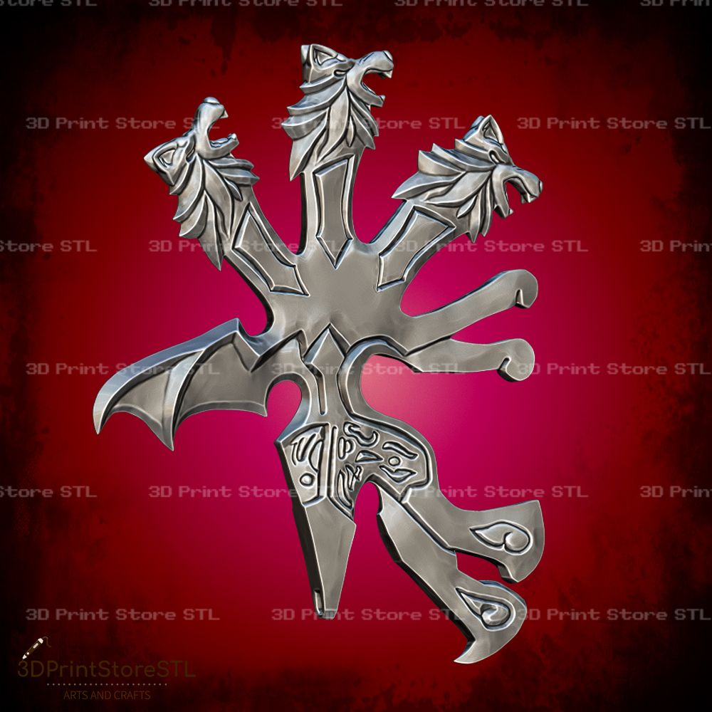 Vincent Valentine Cerberus Gun Cosplay Final Fantasy STL File 3D Print Model 2