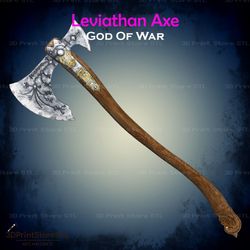 leviathan axe cosplay god of war - stl file 3d print model