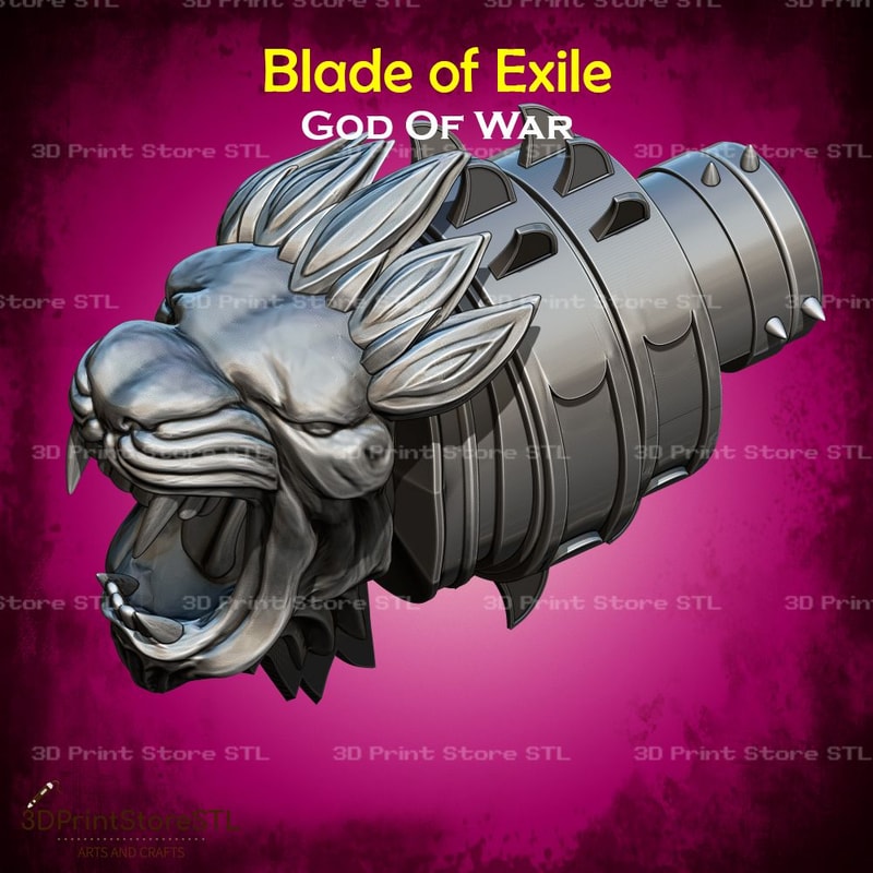 Nemean Cestus Cosplay God Of War STL File 3D Print Model 1