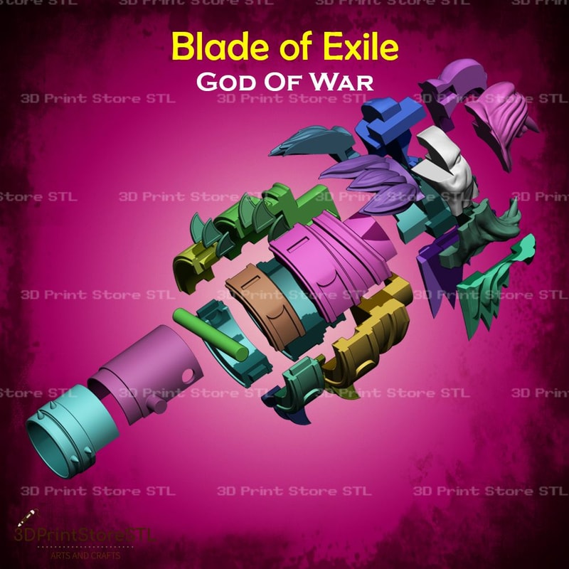 Nemean Cestus Cosplay God Of War STL File 3D Print Model 4