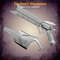 Samira Weapon Cosplay League Of Legends  STL File 3D Print Model 14