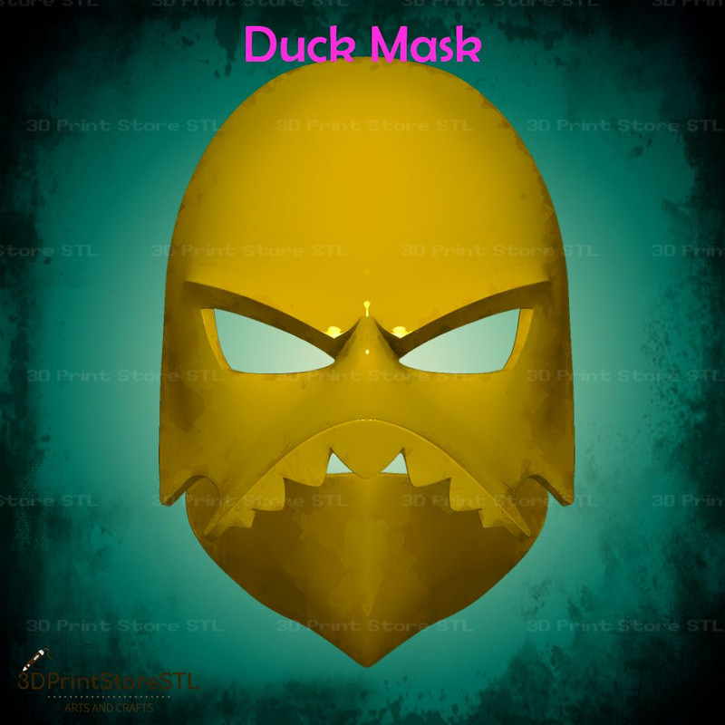 Duck Mask Cosplay Halloween Fan Art 3D Print Model 0