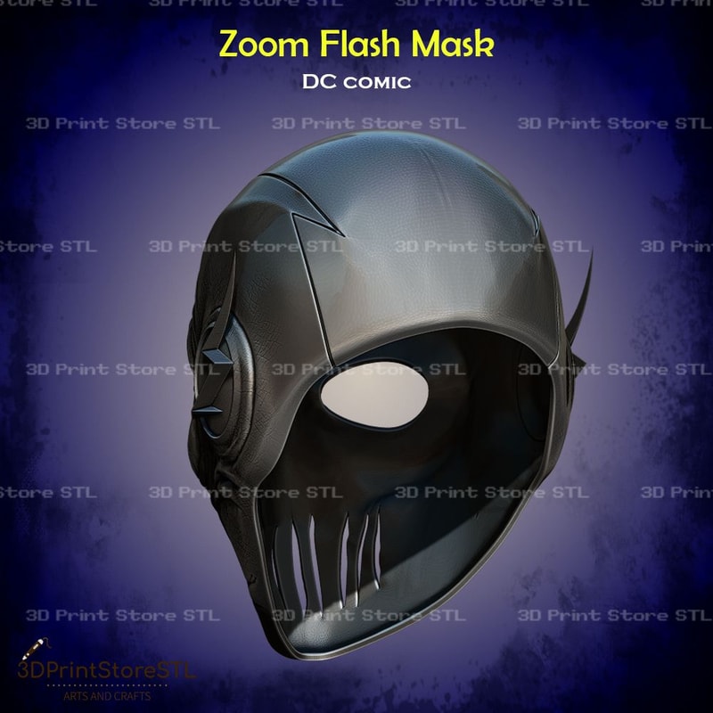 Zoom Flash Mask Cosplay DC STL File 3D Print Model 3