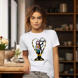 nightmare jack and sally valentine sweatshirt, disney love valentines day shirt, nightmare jack and sally before christm