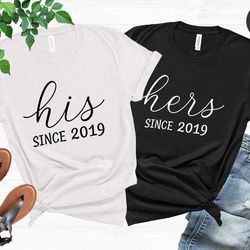 couples shirts, matching shirts, best couple shirts, his hers shirts, valentines day couple matching, husband and wife s