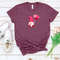 Valentines Day Shirt, Valentine Gnome Tee, Valentine Couple Gift, Gnomes Love Shirt, Matching Lover Tee, Gnome Heart T-Shirt, Cute Gnome Tee.jpg