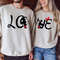 Mickey and Minnie Love Sweatshirt, Matching Couple Sweater, Valentine Mickey Minnie, Matching Love Couples, Mouse Valentine's Day Crewneck.jpg