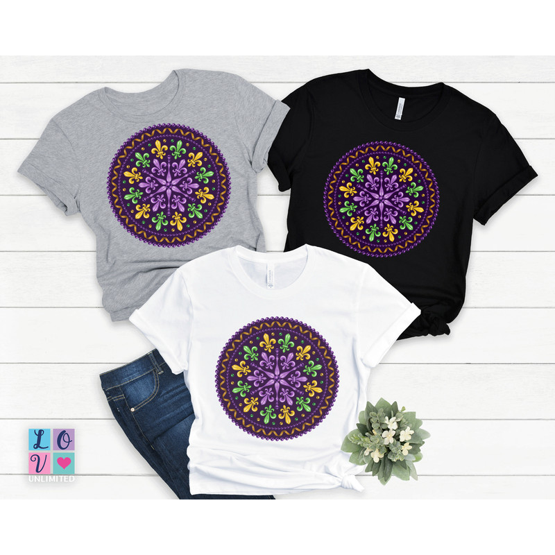 Mardi Gras Fleur De Lis Shirt.jpg