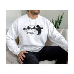 reel cool grandpa, fathers day sweatshirt, grandpa gift from grandkids, fisherman birthday, gift for grandfather, funny