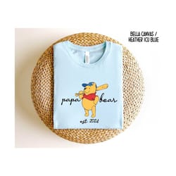 papa bear tshirt , personalized papa bear shirt , funny papa shirt , fathers day gift for papa , comfort colors papa shi