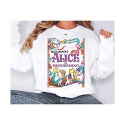 disney alice in wonderland retro shirt cute princess alice tshirt disney adventures in wonderland tee disneyland, disney