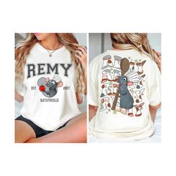 disney 2sided remy ratatouille vintage shirt funny remy anyone can cook tshirt cute mouse chef tee wdw disneylan, disney