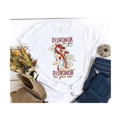 retro disney mushu dragon dishonor on your cow shirt disney mulan movie tshirt disneyland family matching tee wdw, disne