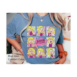 retro 90s lizzie mcguire comfort colors shirt, funny disney lizzie ts, disney shirt, disneyland shirt, cartoon shirt.