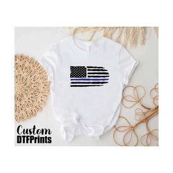 american flag police line shirt, patriotic police officer tshirt, gift for policeman, police family shirts,p