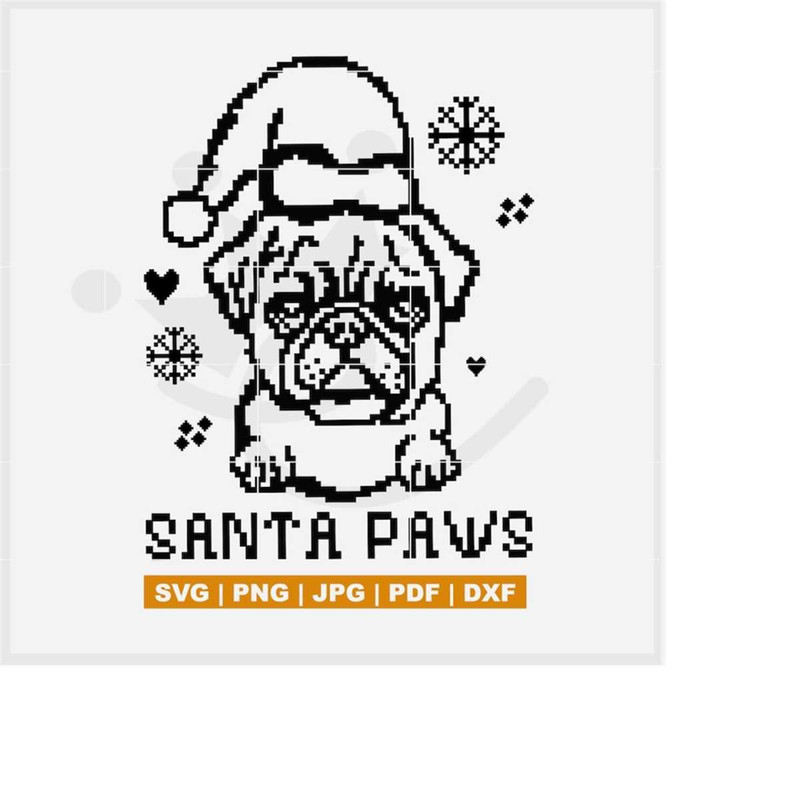 MR-193202410044-cute-pug-svg-for-christmas-pug-with-santa-hat-santa-paws-svg-pixelated-pug-svg-pug-cut-file-pug-transparent-background-image-1.jpg
